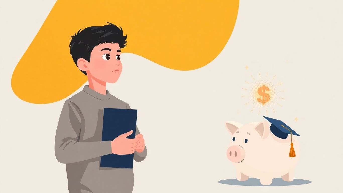 Student getting approved for a loan independently.