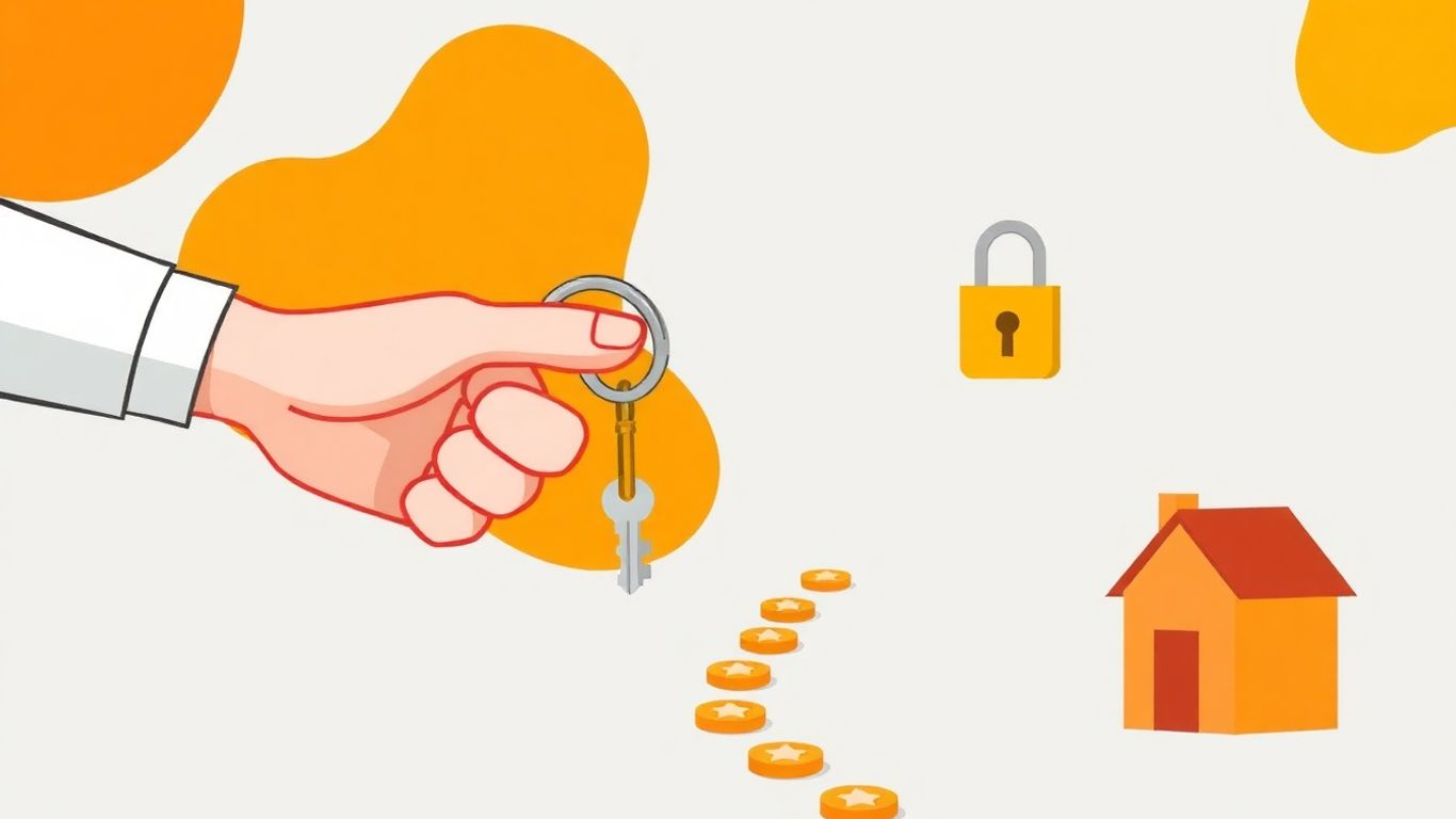 Secured loans for bad credit key unlocking padlock